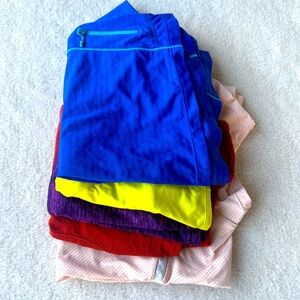 5 yoga/workout tops bundle. 1 NWOT

Sold as bundle. Price is for all.